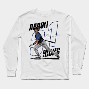 Aaron Hicks New York Y Power Long Sleeve T-Shirt